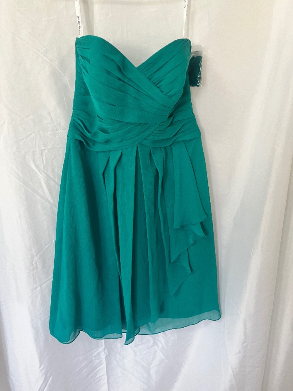 David’s Bridal strapless dress